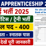 Apprentices Trainee (BOI Apprenticeship Program) बैंक ऑफ इंडिया में अप्रेंटिस ट्रेनियों के पद के लिए भर्ती। Apprentices Trainee (BOI Apprenticeship Program) बैंक ऑफ इंडिया में अप्रेंटिस ट्रेनियों के पद के लिए भर्ती।