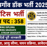 Mazagon Dock Apprentices Recruitment 2025‑26