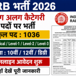 RRB Isolated Category Recruitment