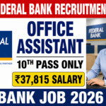 Federal Bank Office Assistant Recruitment 2026