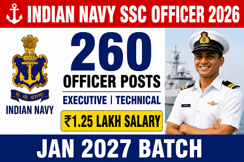 Indian Navy SSC Officer Recruitment 2026