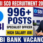 SBI Specialist Cadre Officers (SCO) Recruitment 2025-26